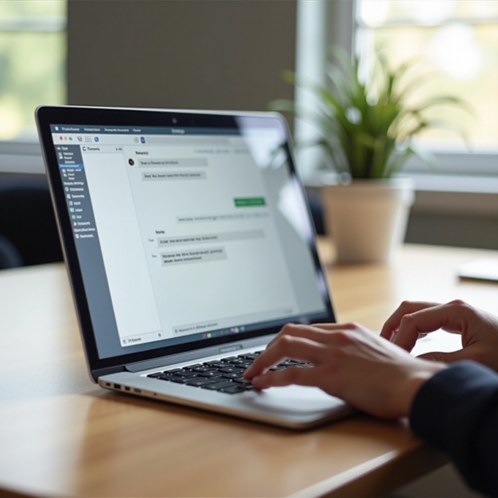 comment modifier des messages sur un MacBook