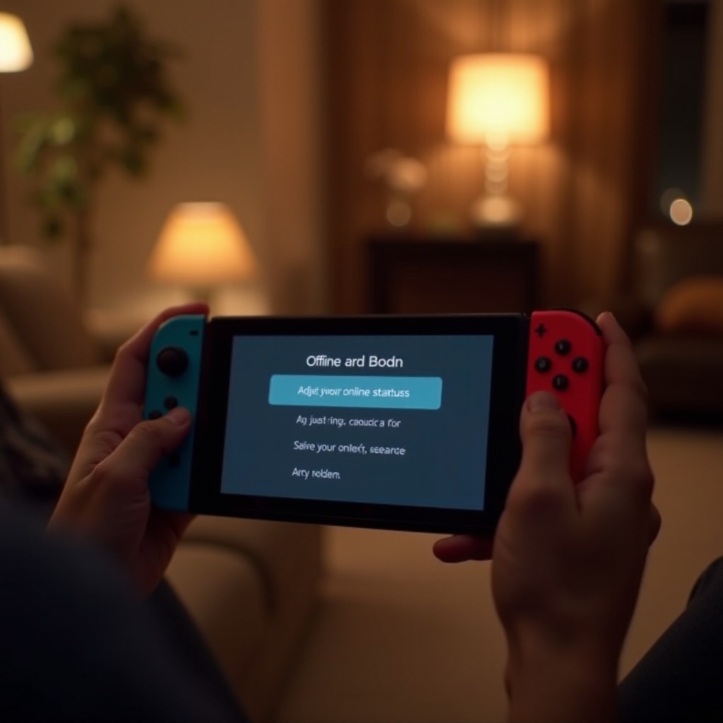 jak pojawić się offline na switch