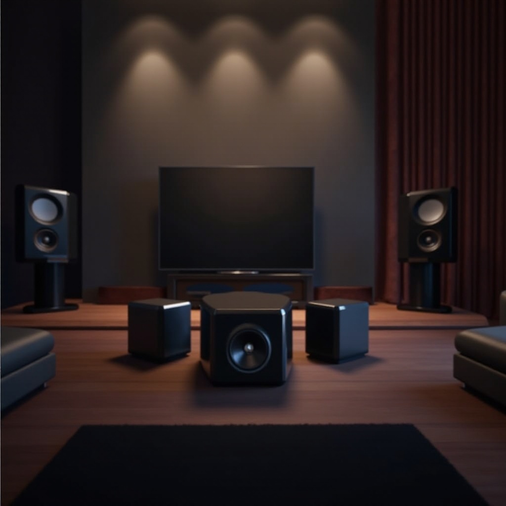 nastavení reproduktorů surround se 4 kanály