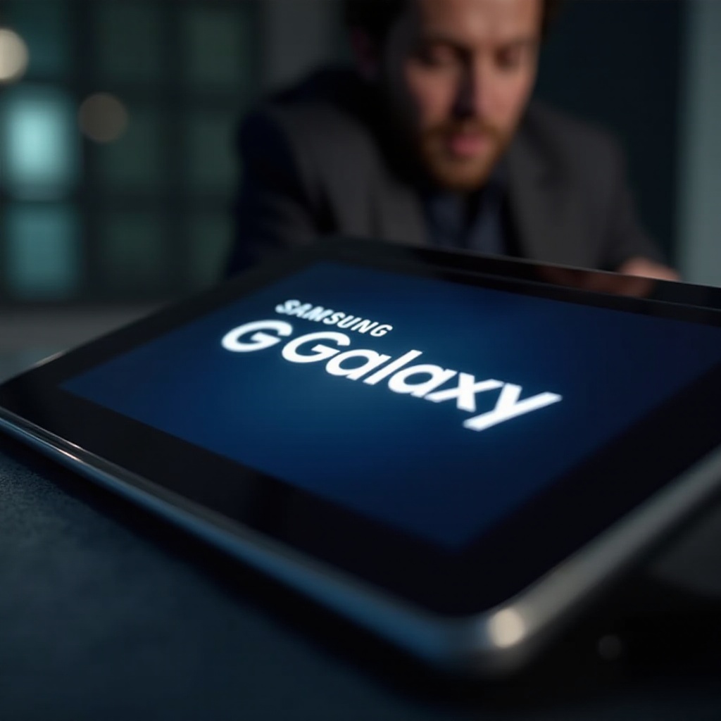 tablet samsung galaxy utknął na logo