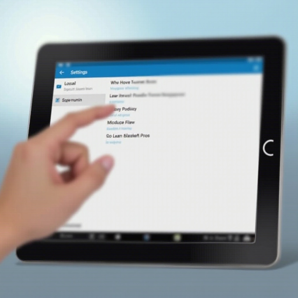 como tirar o tablet do modo de segurança