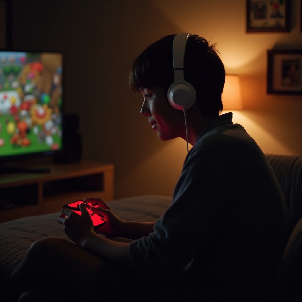 Nintendo Switch ze słuchawkami