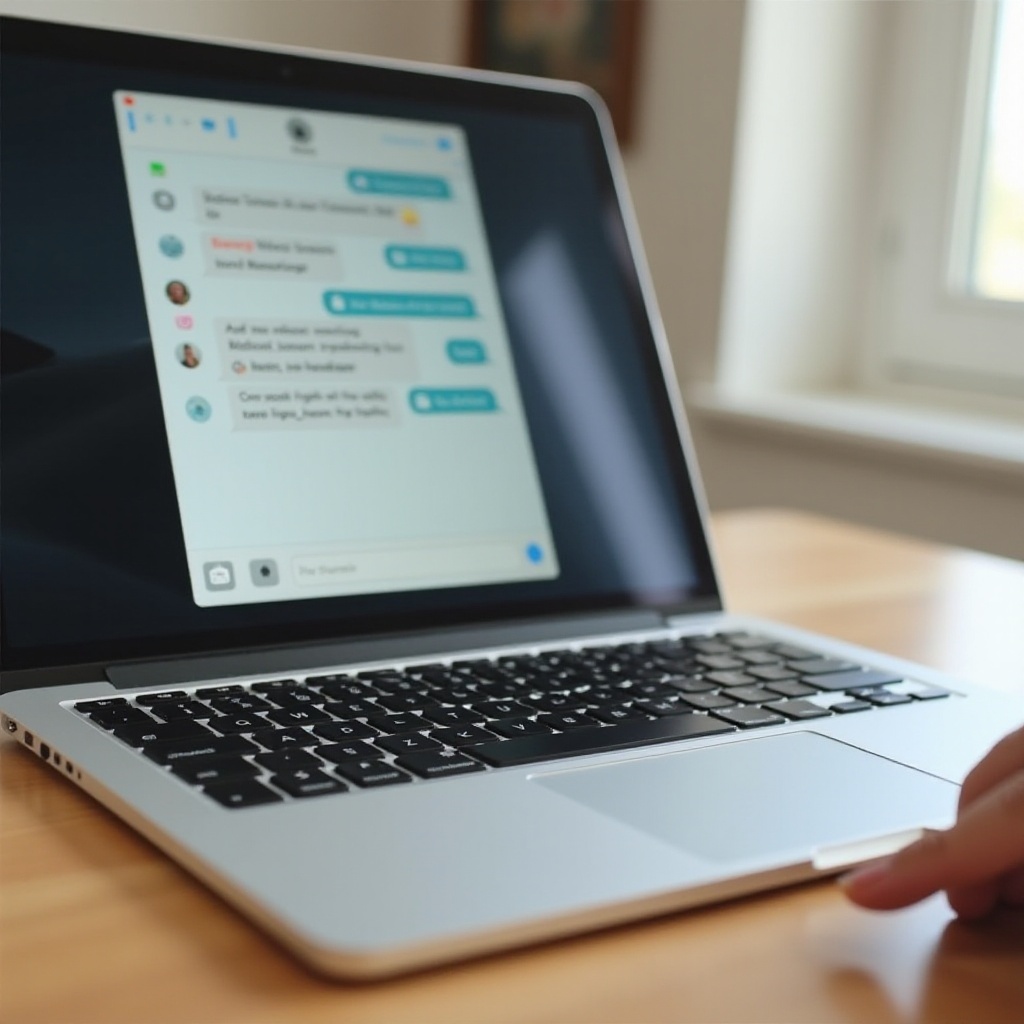 como editar mensagens no MacBook