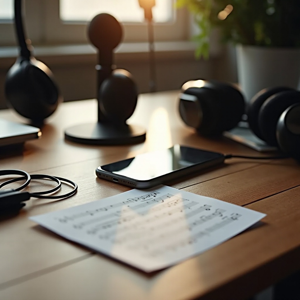 comment enregistrer avec de la musique sur iPhone