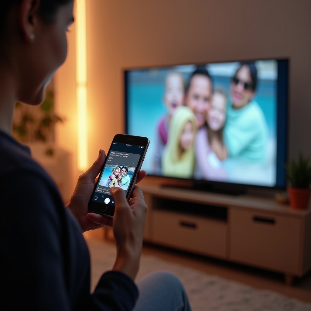 jak wyświetlić zdjęcia ze swojego telefonu na swoim telewizorze
