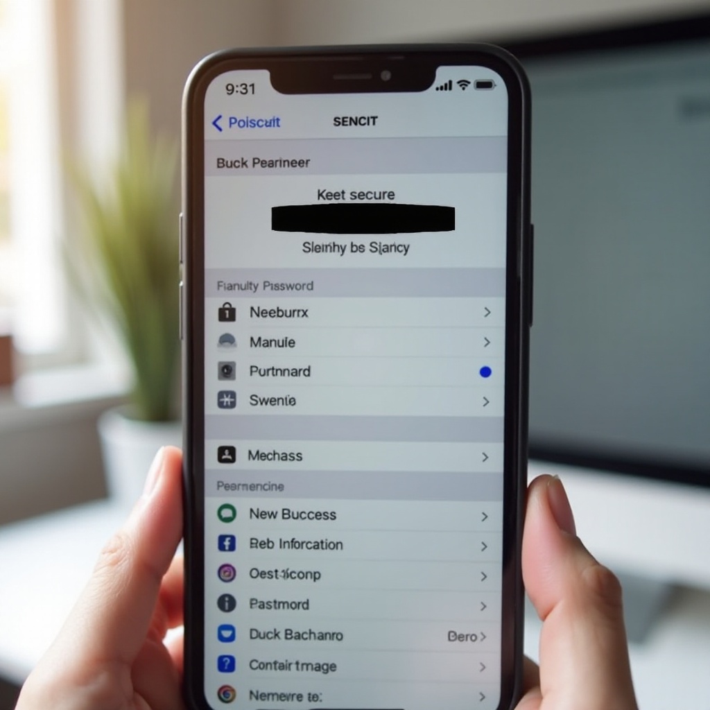 como mudar a senha em um iPhone