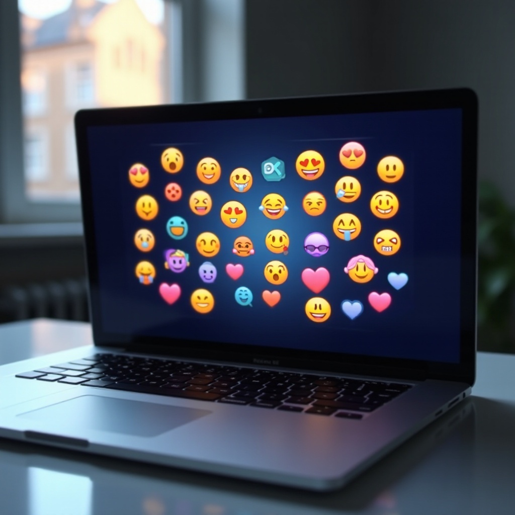 како користити емotikоне на лаптопу