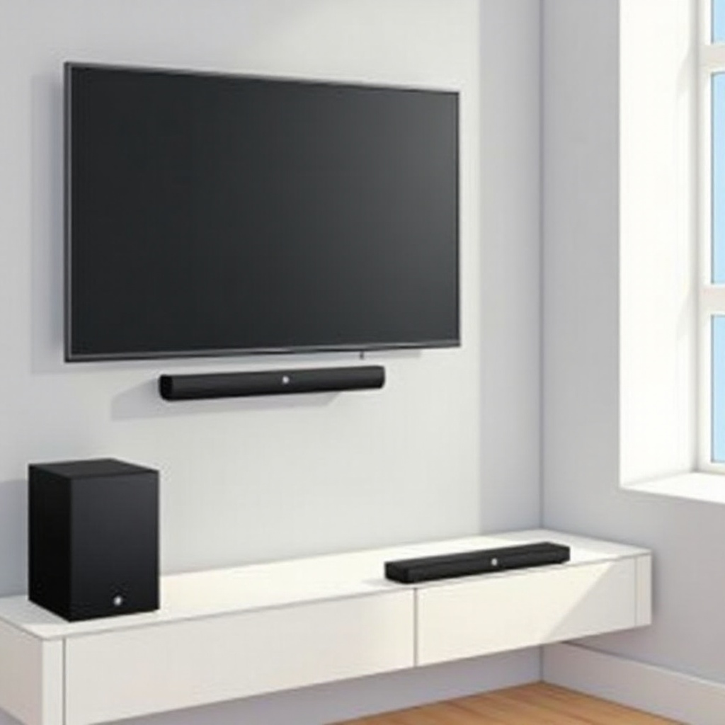 como conectar o subwoofer Vizio à barra de som