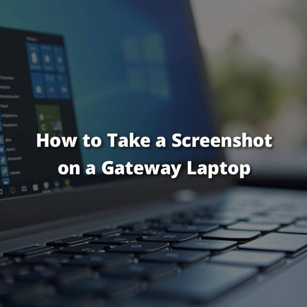 comment faire une capture d'écran sur un ordinateur portable Gateway