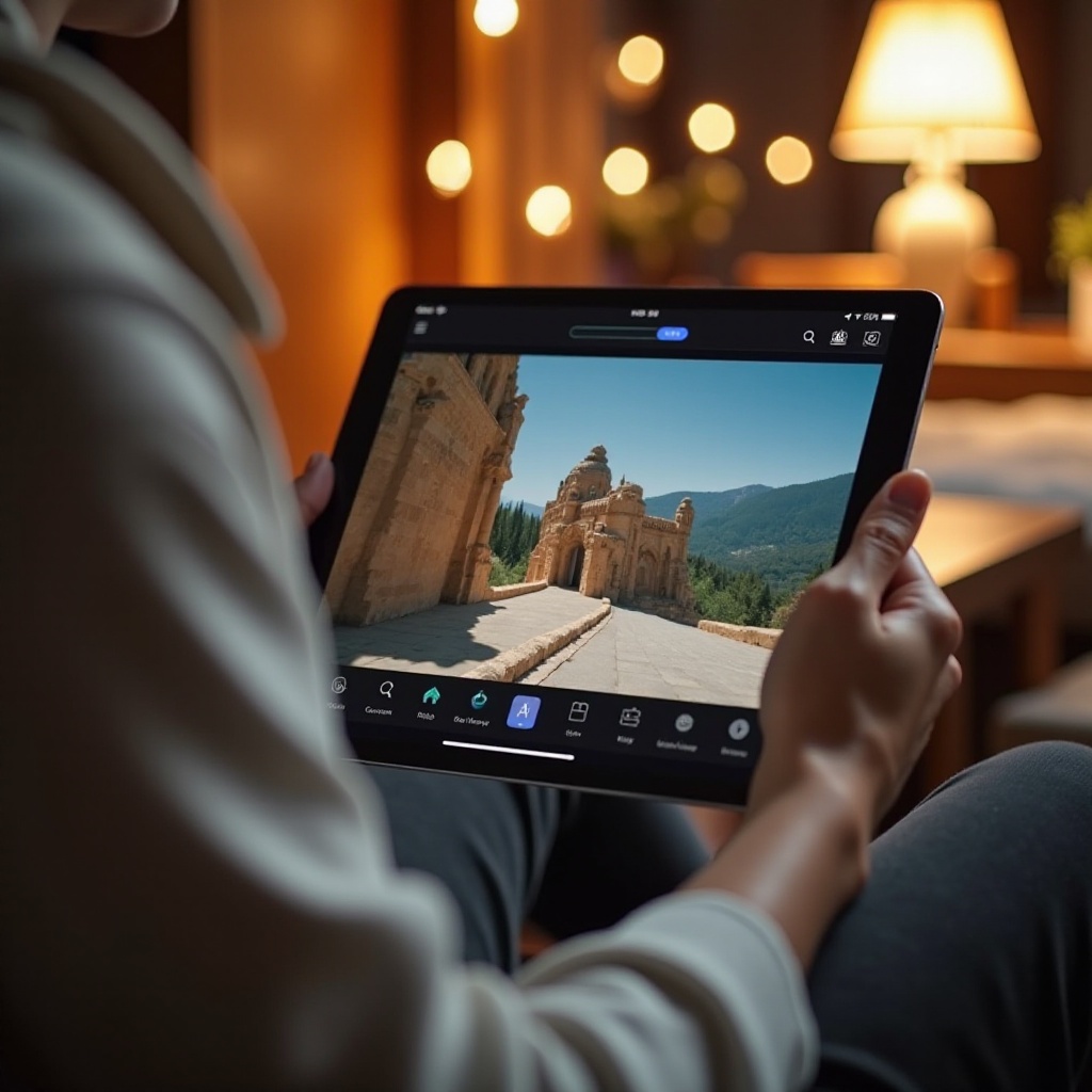 kadrowanie zdjęć na iPadzie