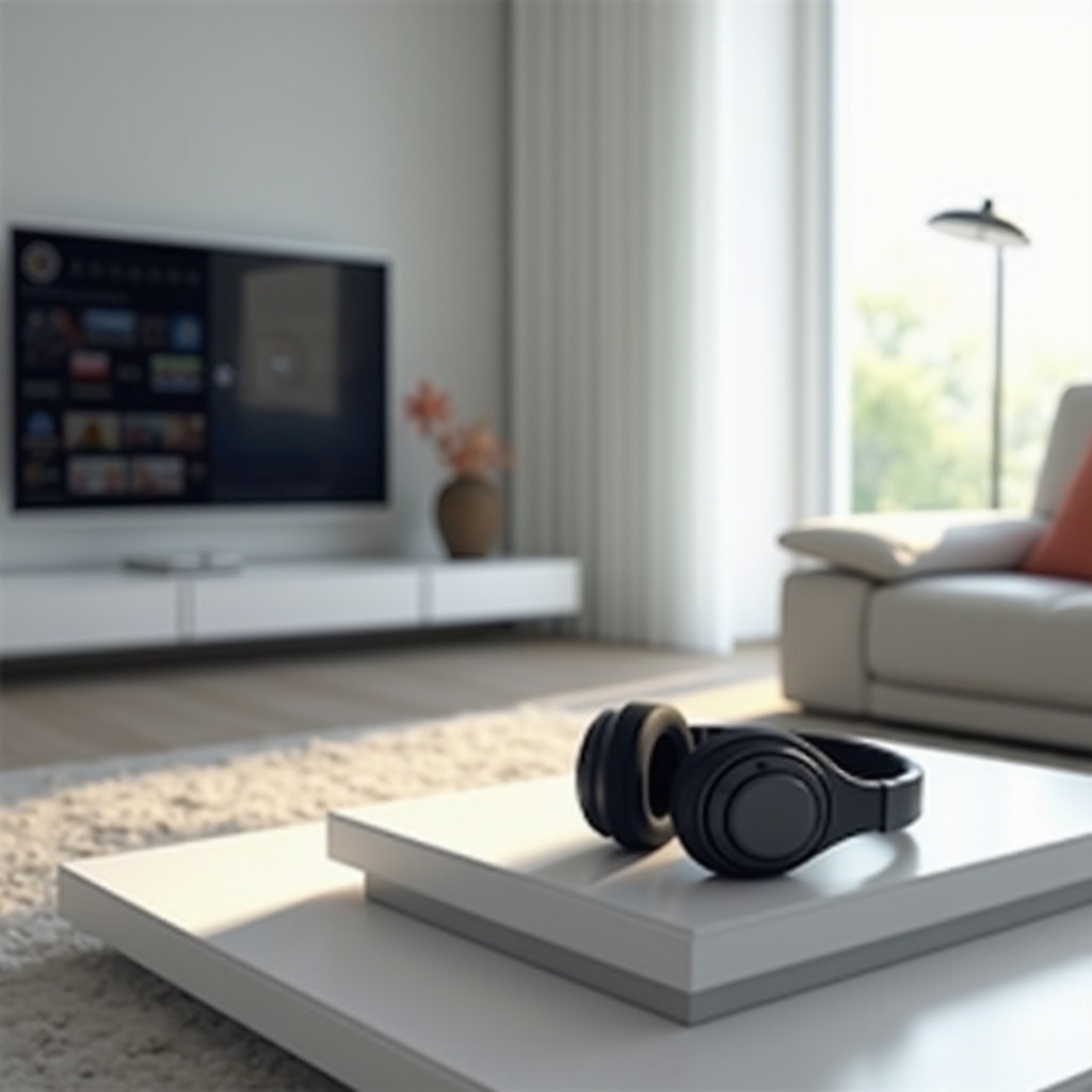 casque Bluetooth et télévision intelligente
