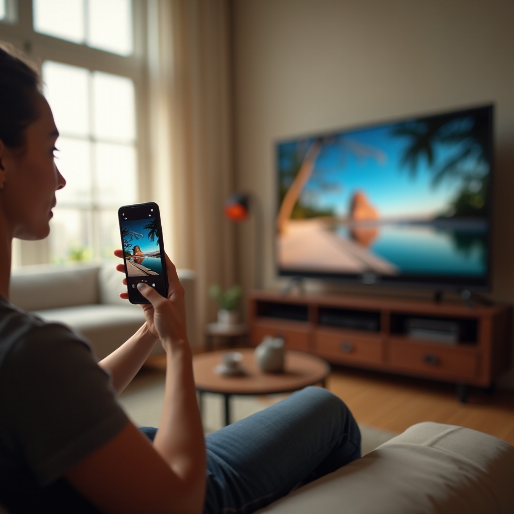 jak zobrazit fotky z vašeho telefonu na vaší televizi