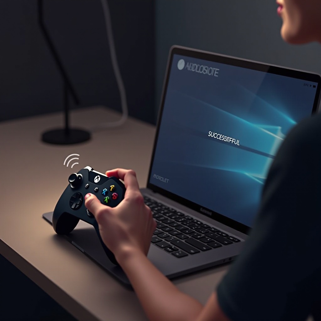 jak připojit ovladač Xbox One k laptopu