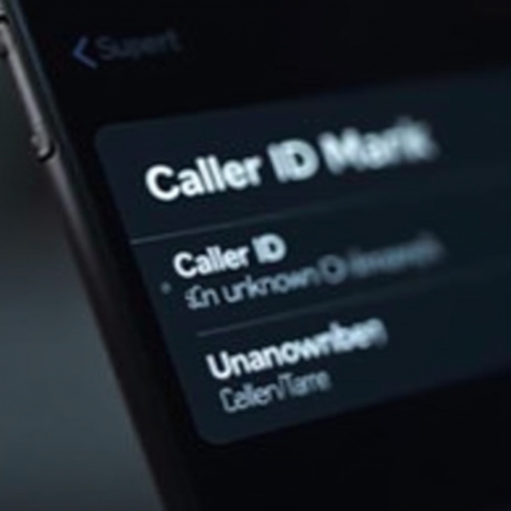 como tornar o identificador de chamadas desconhecido