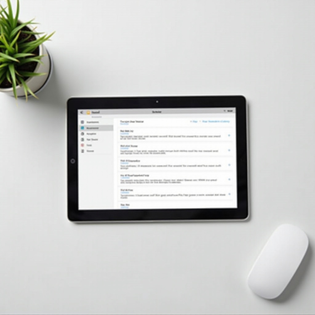 como desativar o modo de segurança em um tablet Android