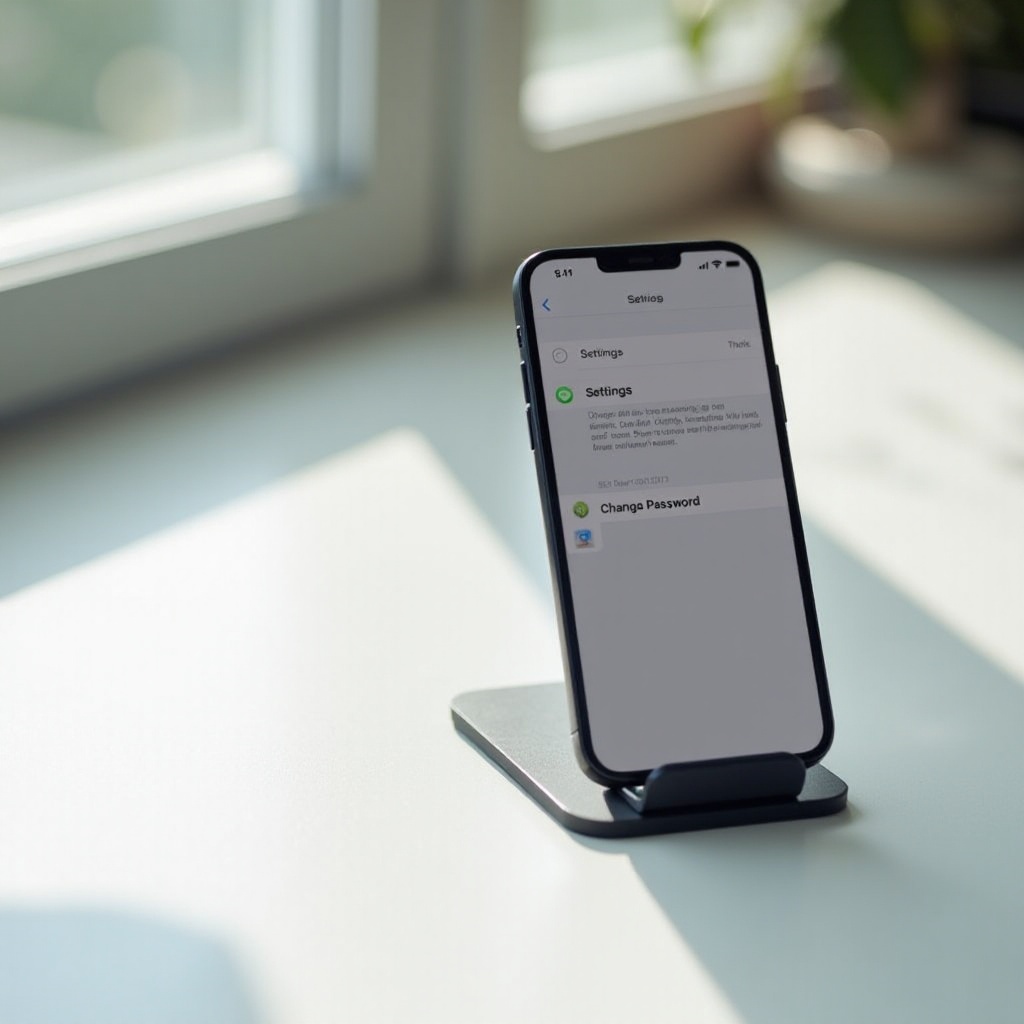 comment changer le mot de passe sur un iPhone