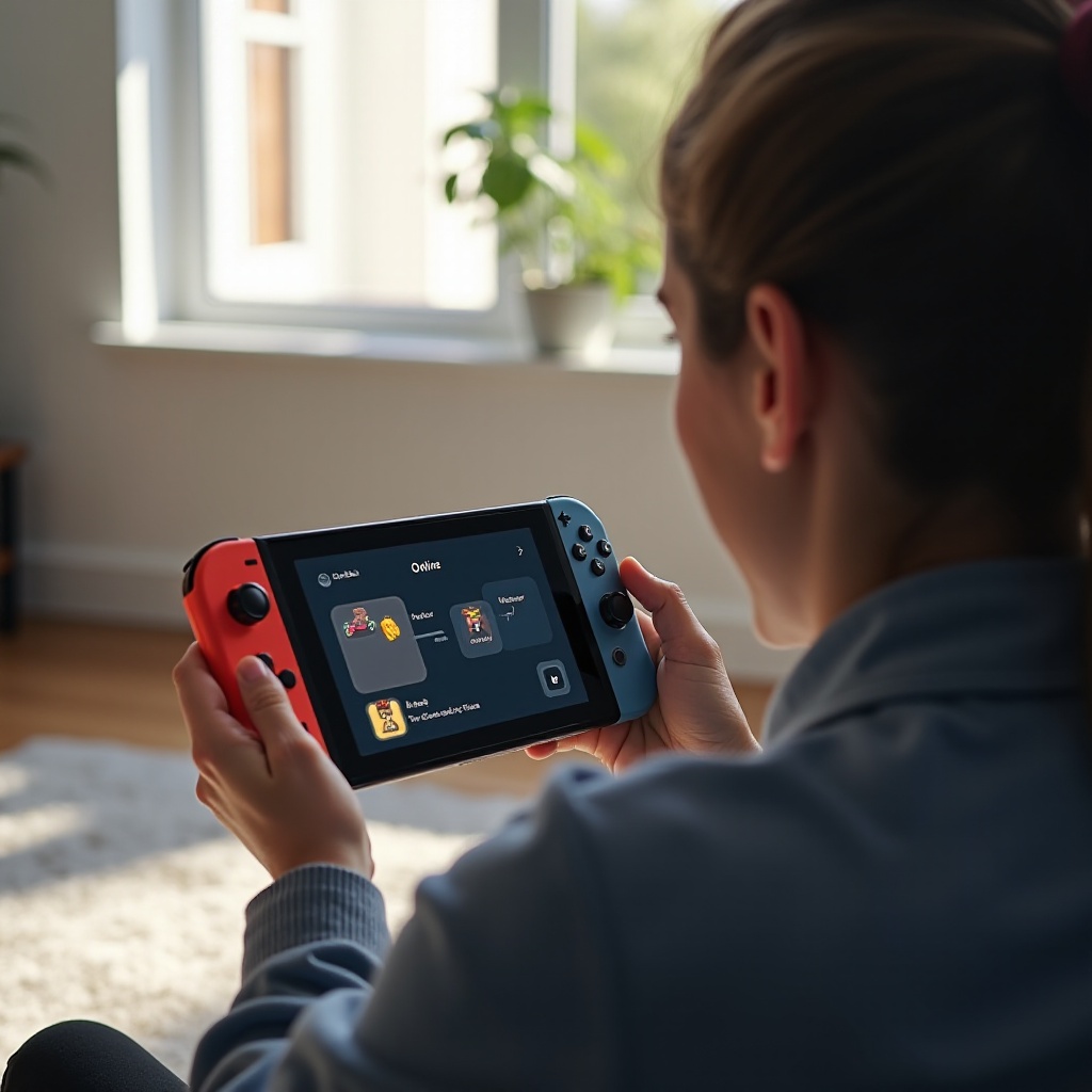como aparecer offline no switch